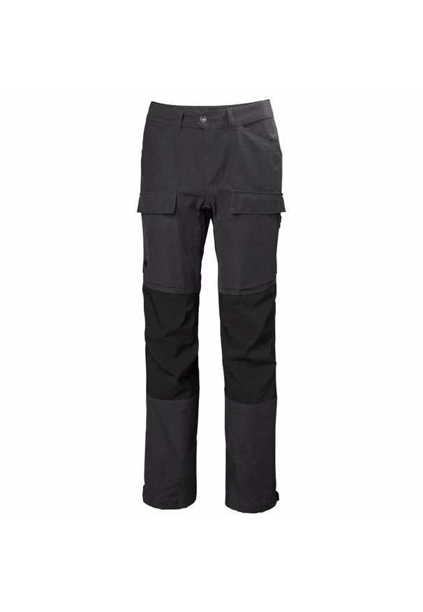 Spodnie damskie Helly Hansen veir tur. Kolor: czarny, brązowy, wielokolorowy. Sezon: lato. Sport: turystyka piesza