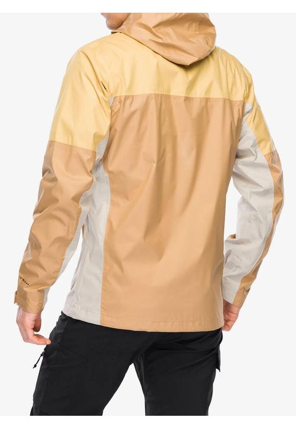 columbia - Kurtka przeciwdeszczowa męska Columbia Inner Limits III Jacket. Kolor: beżowy