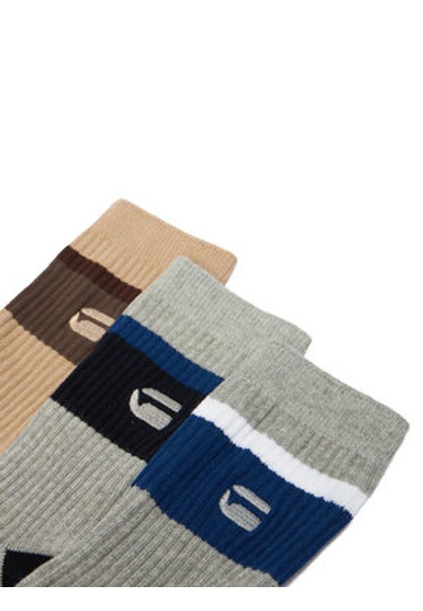 G-Star RAW - G-Star Raw Skarpety długie CEO_LA_G-STAR_20258_Z_AW25 (3-PACK) Kolorowy. Materiał: bawełna. Wzór: kolorowy