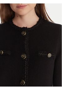 TwinSet - TWINSET Marynarka 252TT3040 Czarny Regular Fit. Kolor: czarny. Materiał: syntetyk #6