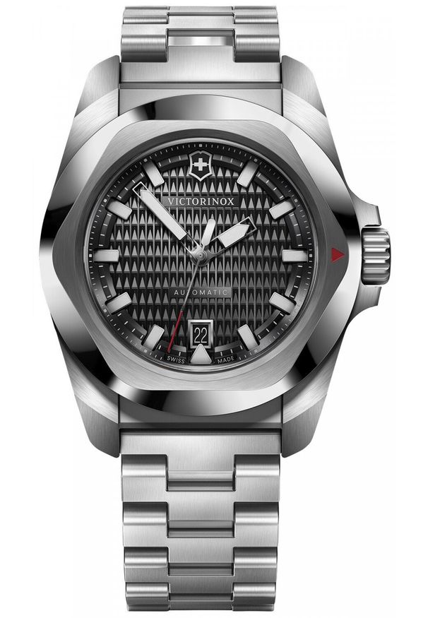 VICTORINOX - Zegarek męski Victorinox 242019 srebrny. Kolor: srebrny