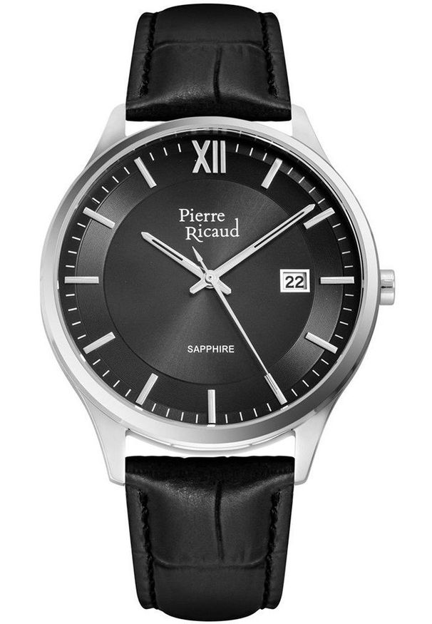 Zegarek męski Pierre Ricaud P97262.5264Q czarny. Kolor: czarny