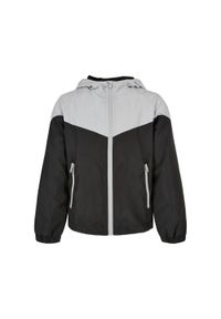 Urban Classics - Kurtka Dla Chłopca Dwa Tony Tech Windrunner. Kolor: wielokolorowy, niebieski, czarny