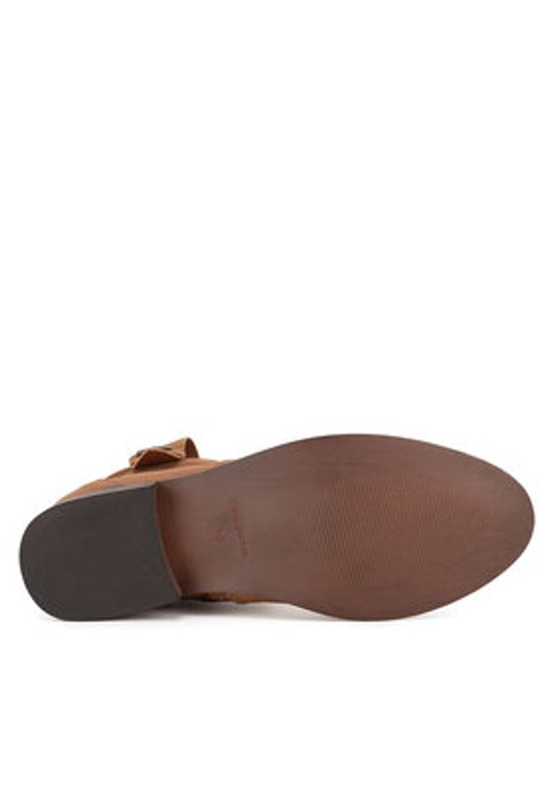 Clara Barson Kowbojki WS23280-01 Brązowy. Kolor: brązowy. Materiał: materiał