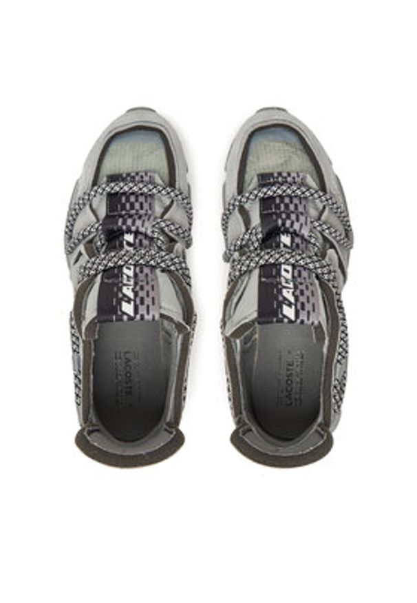 Lacoste Sneakersy 7-49SMA0012 Szary. Kolor: szary. Materiał: skóra