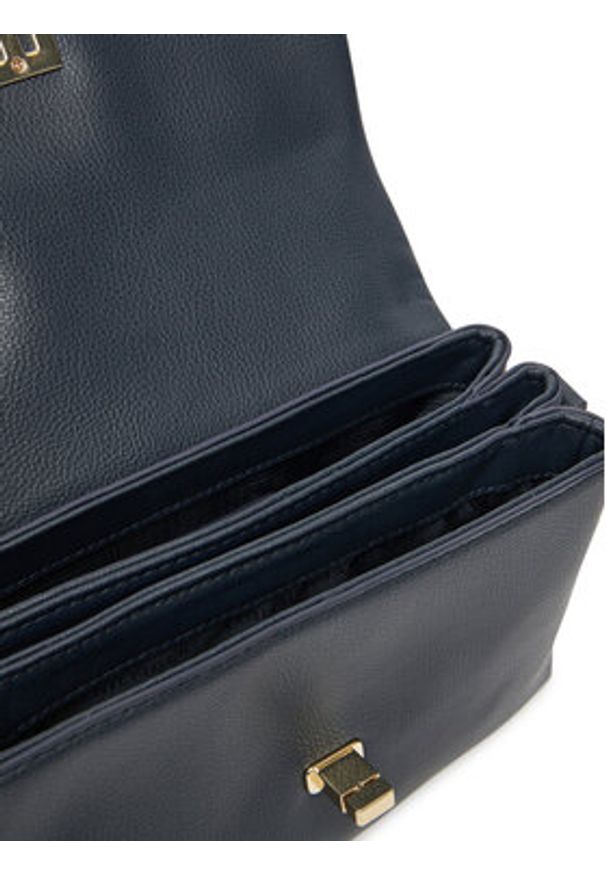 TOMMY HILFIGER - Tommy Hilfiger Torebka Th Modern Mini Crossover AW0AW17462 Granatowy. Kolor: niebieski. Materiał: skórzane