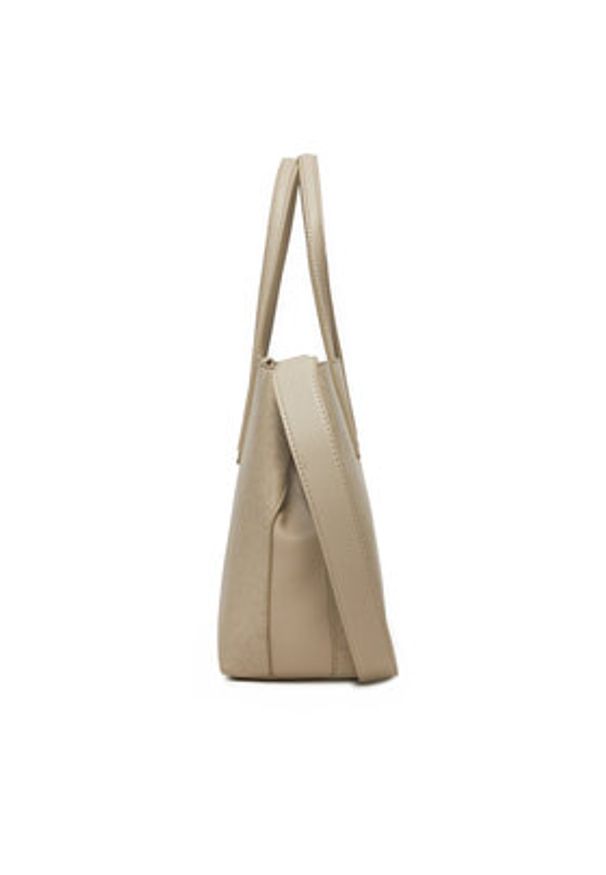 Calvin Klein Torebka Ck Must Tote Md_Epi Mono K60K611758 Écru. Materiał: skórzane