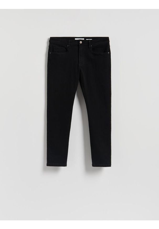 Reserved - Jeansy skinny fit - czarny. Kolor: czarny