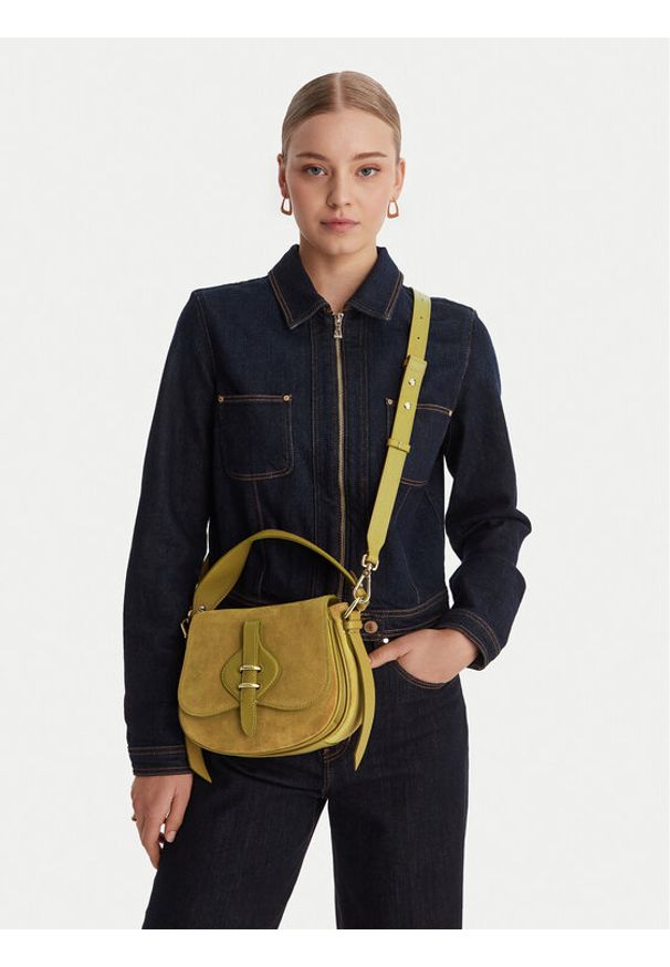 Coccinelle Torebka U7F Coccinellemavery E1 U7F 18 02 01 Zielony. Kolor: zielony. Materiał: skórzane, zamszowe