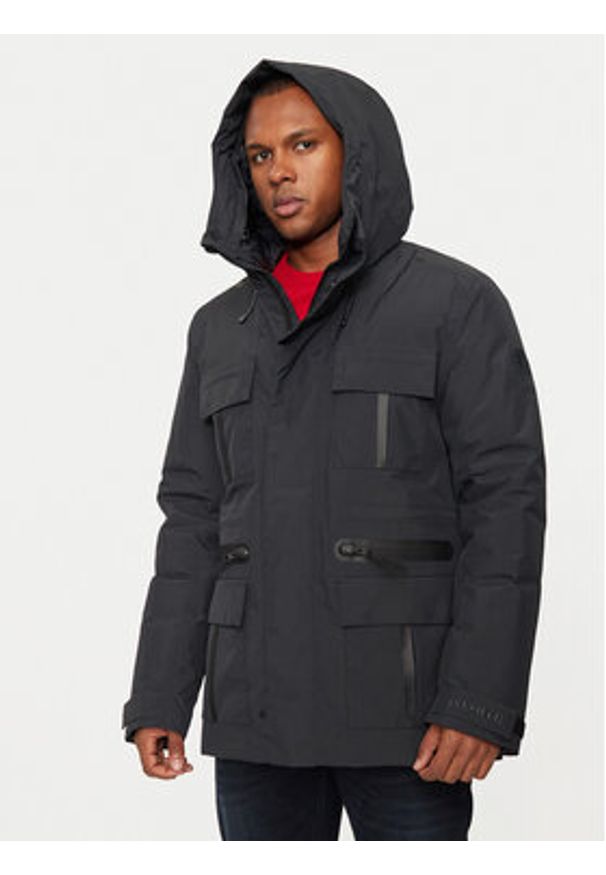 Save The Duck Parka C31972M EPIK19 Czarny Regular Fit. Kolor: czarny. Materiał: syntetyk