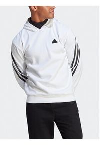 Adidas - adidas Bluza Future Icons 3-Stripes Hoodie IC6720 Biały Regular Fit. Kolor: biały. Materiał: bawełna