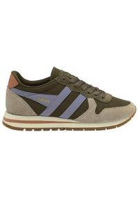 Buty do chodzenia damskie Gola Daytona Chute 2024. Zapięcie: sznurówki. Kolor: zielony, wielokolorowy. Materiał: skóra, syntetyk, materiał. Szerokość cholewki: normalna. Sport: turystyka piesza