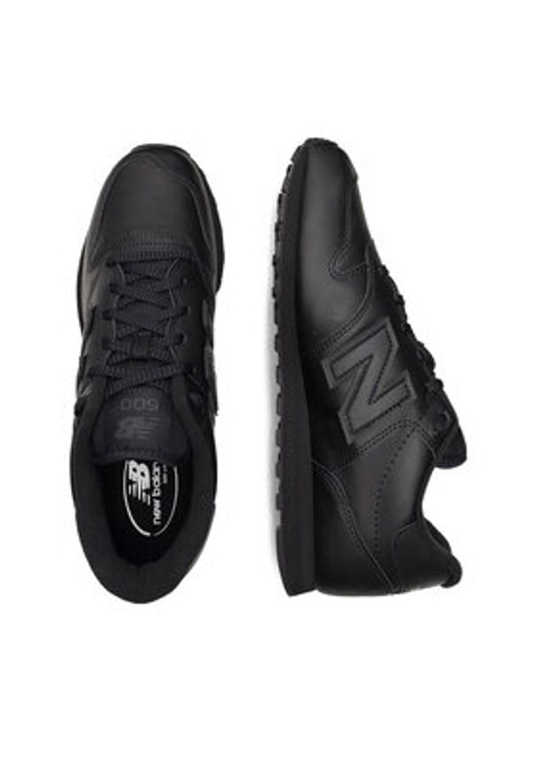 New Balance Sneakersy GM500ZB2 Czarny. Kolor: czarny. Materiał: materiał, syntetyk