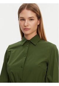 Weekend Max Mara Sukienka koszulowa Kenita 2515221202 Zielony Regular Fit. Kolor: zielony. Materiał: bawełna. Typ sukienki: koszulowe #4