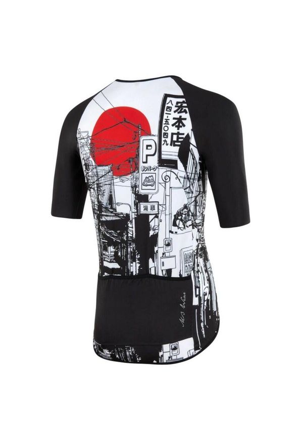 MB WEAR - Jersey Mb Wear comfort japan. Kolor: czerwony, biały, wielokolorowy. Materiał: jersey. Sport: kolarstwo