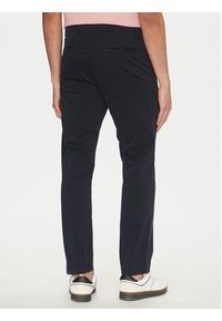 BOSS Chinosy 50534378 Granatowy Regular Fit. Kolor: niebieski. Materiał: bawełna #6