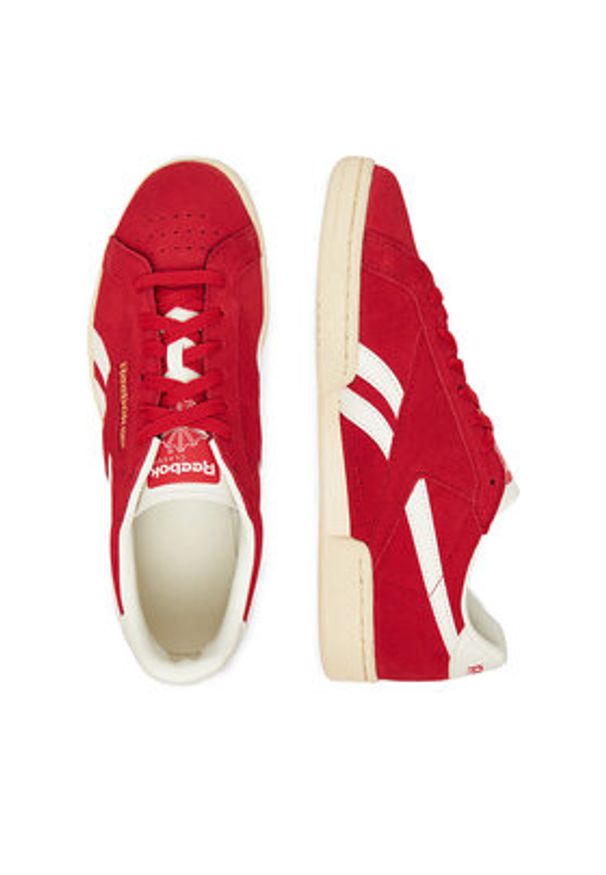 Reebok Sneakersy EO-CLUB C GROUNDS UK 100228139 Czerwony. Kolor: czerwony. Materiał: skóra, zamsz. Model: Reebok Club