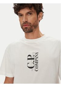 C.P. Company T-Shirt 19CMTS092A005100W Écru Regular Fit. Materiał: bawełna #5