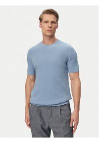 JOOP! Jeans Sweter Sandero 30101597 Niebieski Regular Fit. Kolor: niebieski. Materiał: bawełna #1