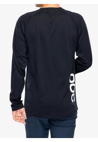 Bluza rowerowa męska POC Essential DH LS Jersey. Kolor: czarny. Materiał: jersey