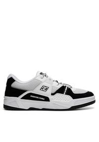 DC Shoes Sneakersy CONSTRUCT ADYS100822-BKW Biały. Kolor: biały. Materiał: skóra, zamsz #1
