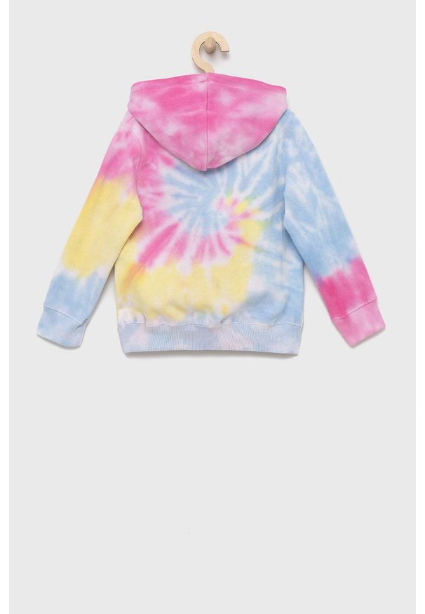 Hype Bluza dziecięca z kapturem z nadrukiem. Okazja: na co dzień. Typ kołnierza: kaptur. Materiał: dzianina. Wzór: nadruk. Styl: casual