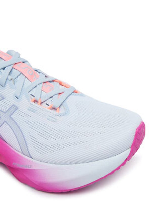 Asics Buty do biegania Novablast 5 1012B989 Niebieski. Kolor: niebieski. Materiał: mesh