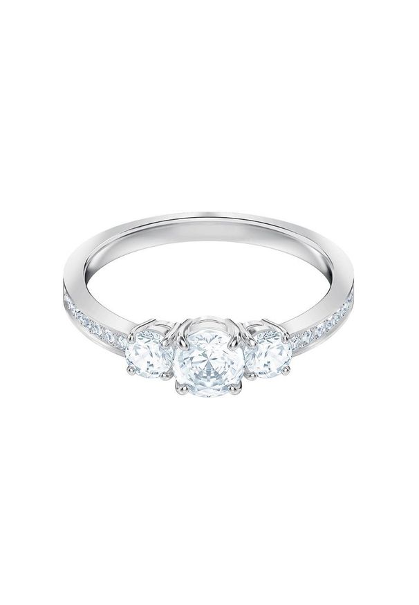 Swarovski - Pierścionek ATTRACT TRILOGY. Kolor: srebrny