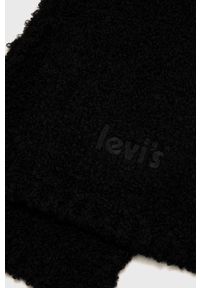 Levi's® - Levi's szalik kolor czarny gładki. Okazja: na spotkanie biznesowe. Kolor: czarny. Materiał: materiał, dzianina. Wzór: gładki. Styl: biznesowy