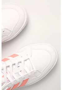 adidas Originals - Buty dziecięce Team Court J. Nosek buta: okrągły. Zapięcie: sznurówki. Kolor: biały. Materiał: syntetyk, materiał, skóra ekologiczna, guma. Szerokość cholewki: normalna #4