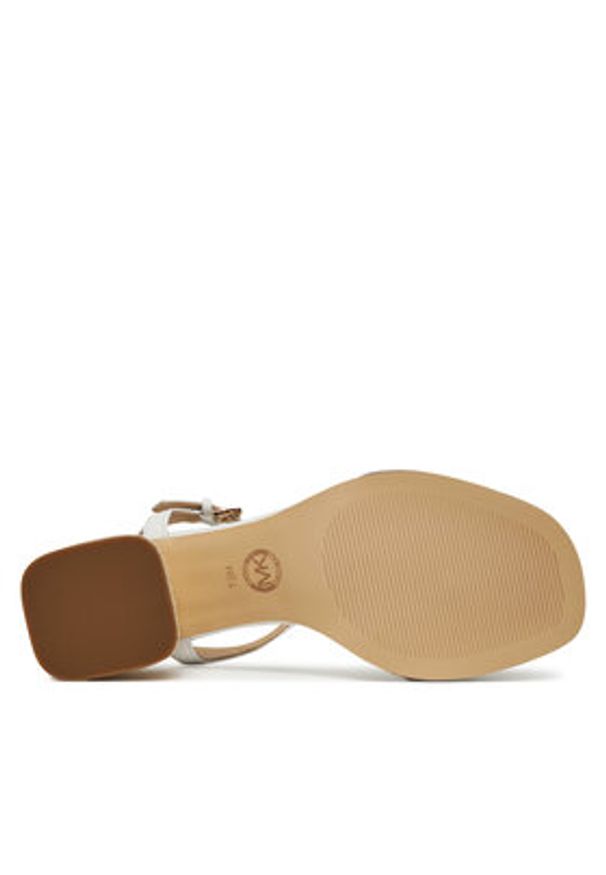 MICHAEL Michael Kors Espadryle Mandy 40R5MAMS1L Biały. Kolor: biały. Materiał: skóra