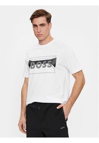 BOSS - Boss T-Shirt Tee 2 50514527 Biały Regular Fit. Kolor: biały. Materiał: bawełna, syntetyk