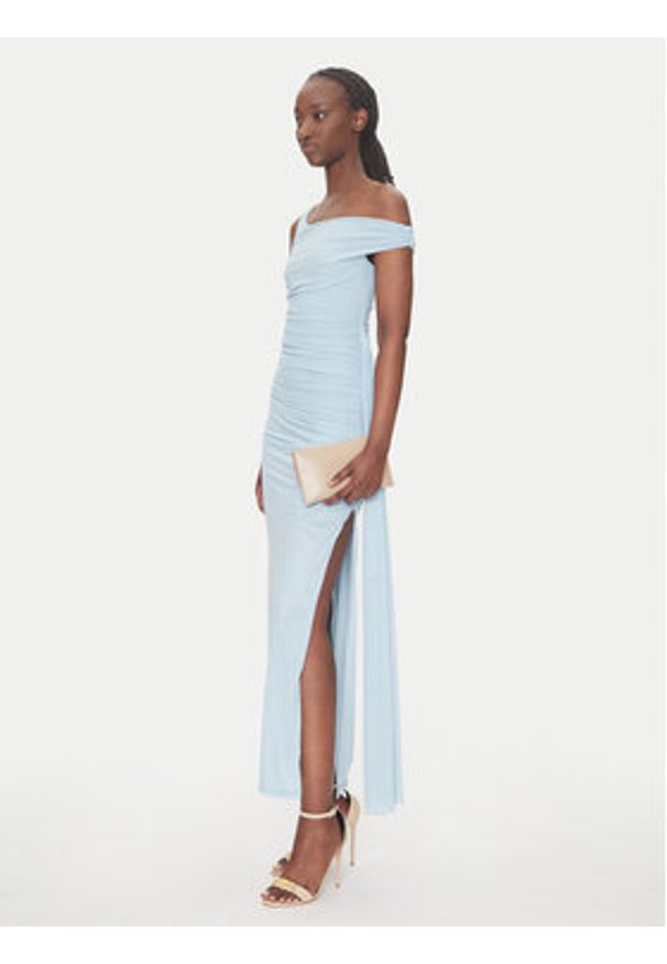 BARDOT - Bardot Sukienka koktajlowa 59512DB Błękitny Slim Fit. Kolor: niebieski. Materiał: syntetyk. Styl: wizytowy