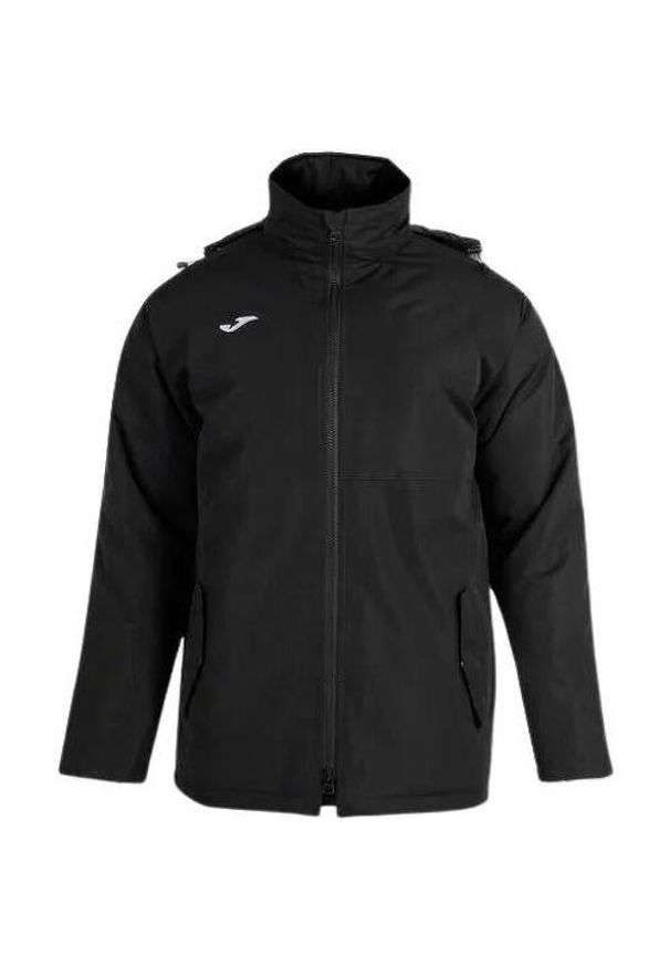 Kurtka sportowa wiatrówka męska Joma Trivor. Kolor: czarny. Materiał: poliester. Styl: sportowy