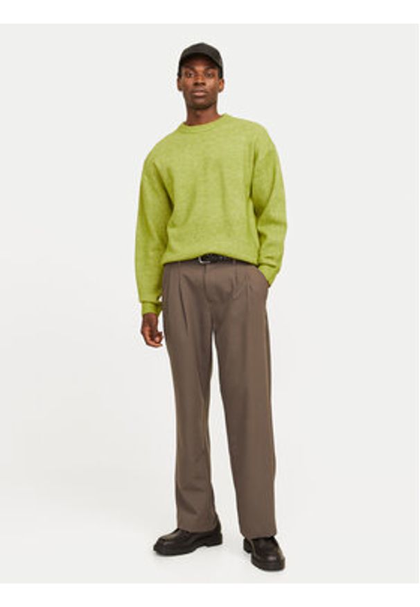Jack & Jones Sweter Rollie 12215468 Zielony Relaxed Fit. Kolor: zielony. Materiał: syntetyk