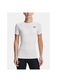 Koszulka treningowa damska Under Armour HeatGear Compression. Kolor: biały. Sport: fitness #1