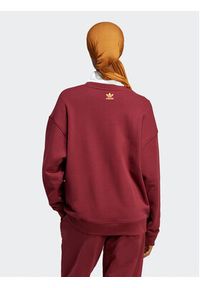 Adidas - adidas Bluza Sweatshirt IC6002 Czerwony Regular Fit. Kolor: czerwony. Materiał: bawełna