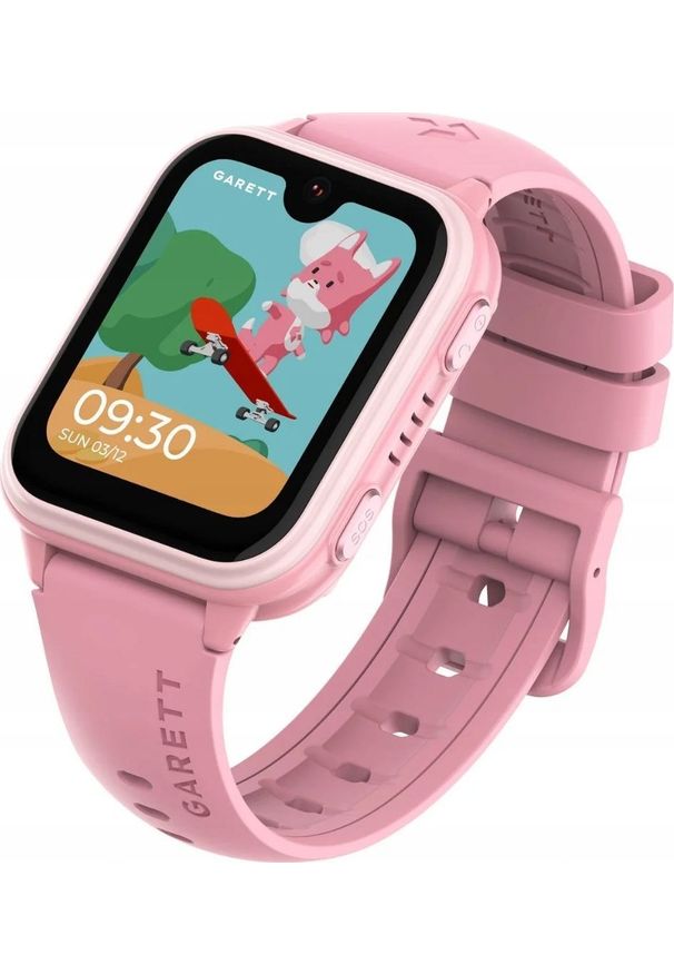 GARETT - Smartwatch Garett Kids Vibe Różowy (5904238486733). Rodzaj zegarka: smartwatch. Kolor: różowy