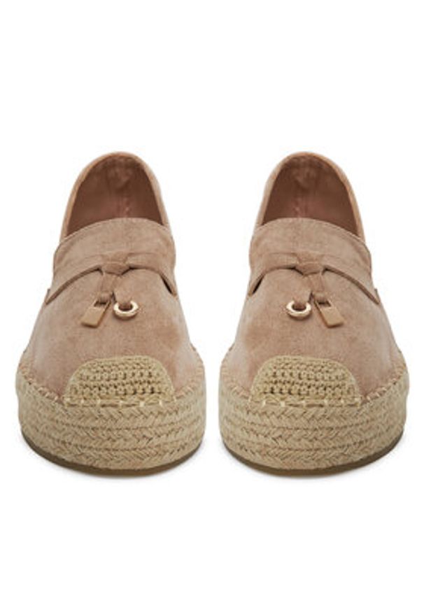 Jenny - JENNY Espadryle WSS990-259 Beżowy. Kolor: beżowy. Materiał: materiał