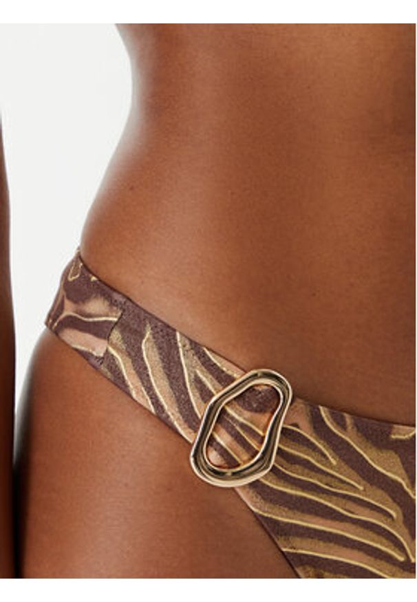 SELMARK - Selmark Dół od bikini BN704 Brązowy. Kolor: brązowy. Materiał: syntetyk