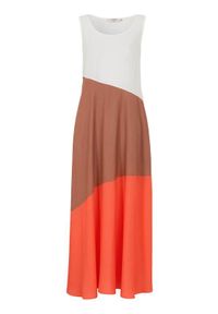 Cream Kolorowa sukienka w pasy Suleva kolorowy female ze wzorem 36. Materiał: dzianina, włókno, wiskoza. Wzór: kolorowy. Styl: elegancki #1