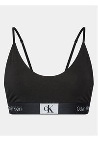 Calvin Klein Underwear Biustonosz top Unlined Bralette 000QF7216E Czarny. Kolor: czarny. Materiał: bawełna