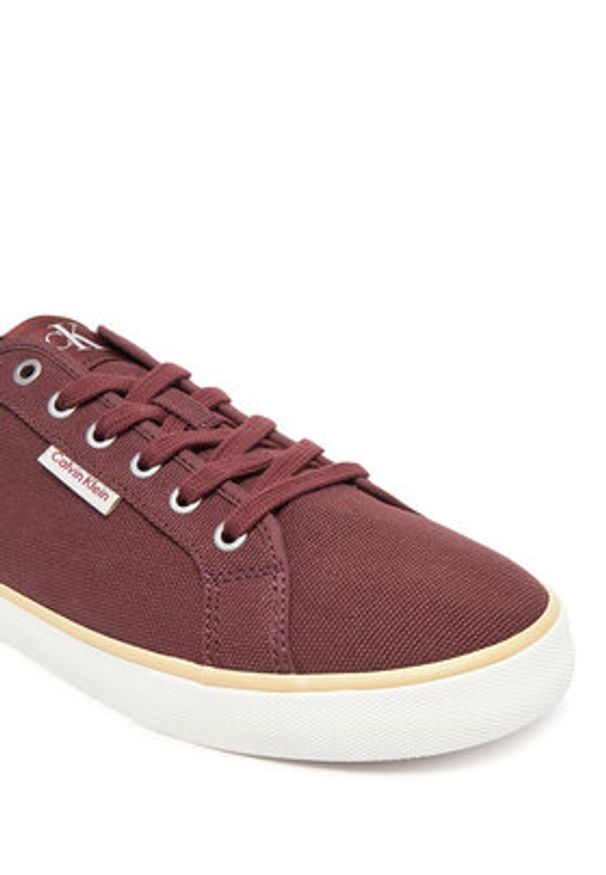 Calvin Klein Jeans Tenisówki Ess Vulc Low Mg Cv YM0YM01301 Brązowy. Kolor: brązowy. Materiał: materiał