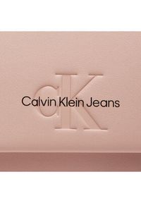 Calvin Klein Jeans Torebka Sculpted Wallet Ph/Cb19 K60K611965 Różowy. Kolor: różowy. Materiał: skórzane #3
