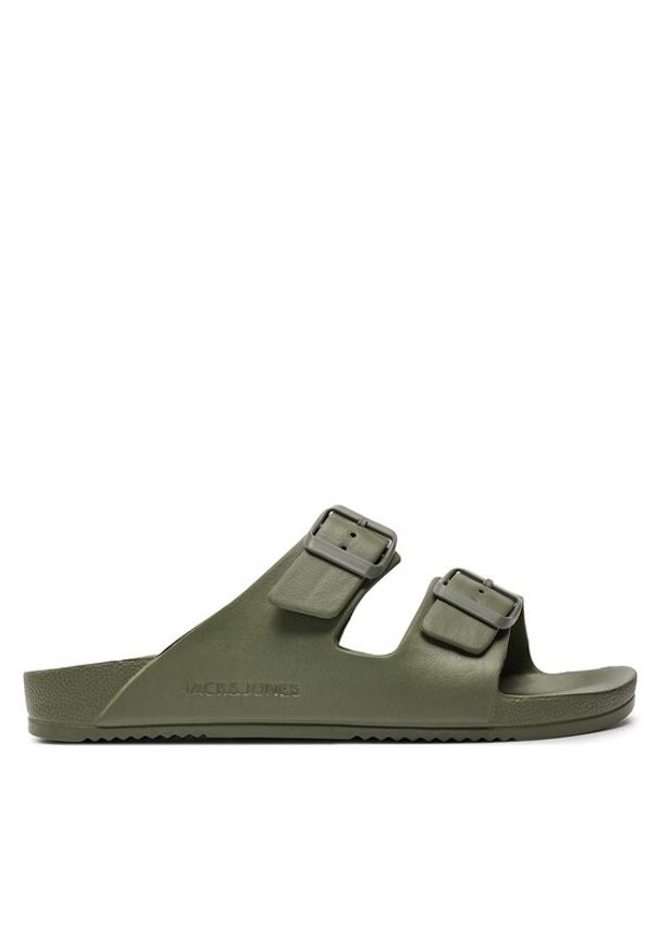 Jack & Jones - Jack&Jones Klapki Jfwcroxton 12204004 Khaki. Kolor: brązowy