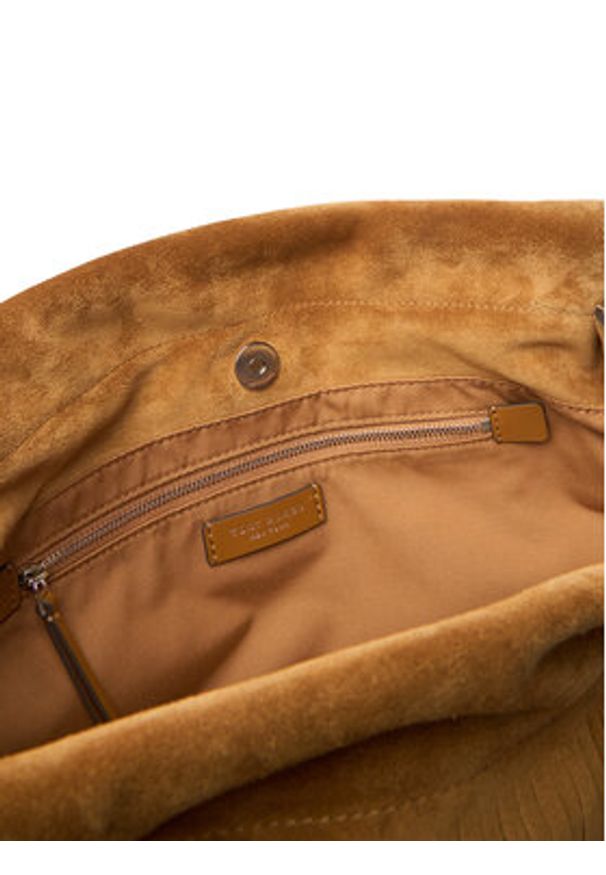 Tory Burch Torebka 174294 Brązowy. Kolor: brązowy. Materiał: zamszowe, skórzane