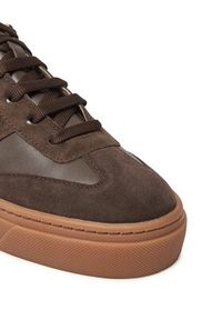 Furla Sneakersy Enjoy Lace-Up YI79ENJ BX3712 PT 2566S Bordowy. Kolor: czerwony. Materiał: skóra #4