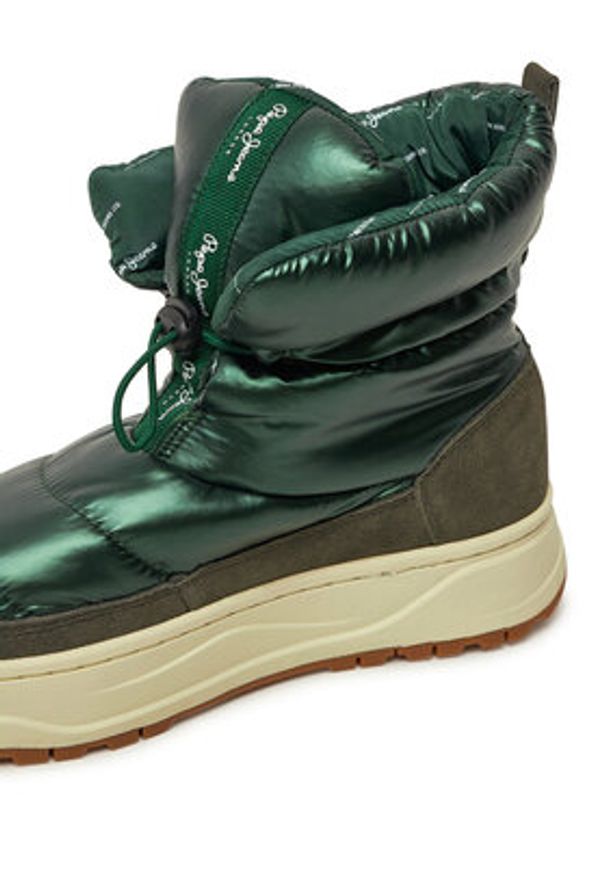 Pepe Jeans Śniegowce PLS50554 Zielony. Kolor: zielony. Materiał: materiał