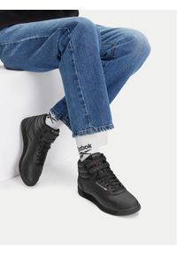 Reebok Sneakersy EO-F/S HI 100000102 Czarny. Kolor: czarny. Materiał: skóra