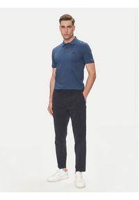 BOSS Chinosy 50536722 Granatowy Tapered Fit. Kolor: niebieski. Materiał: bawełna